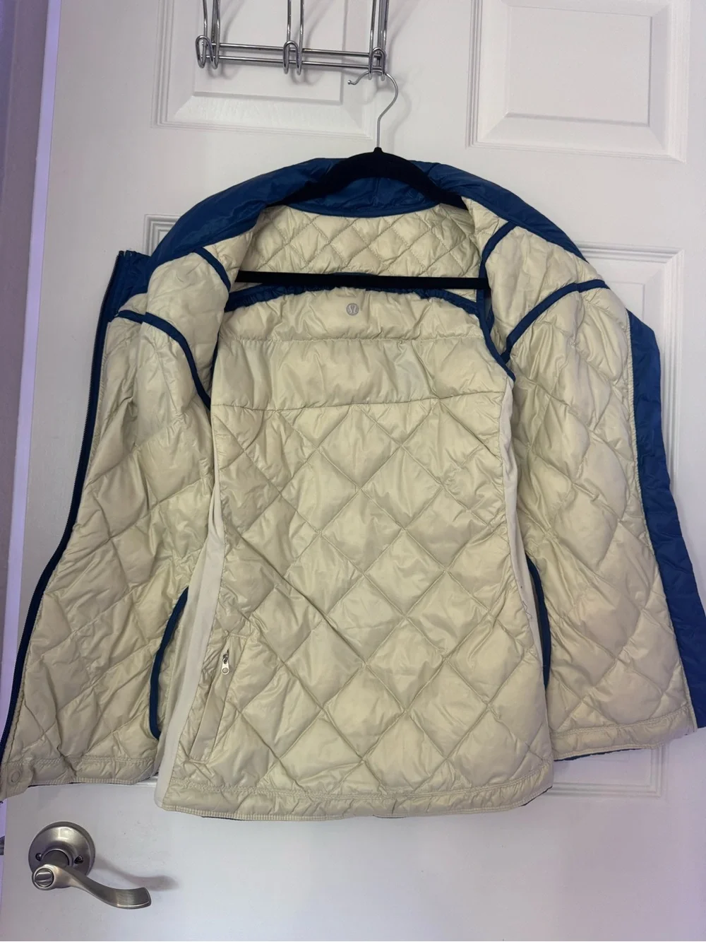 lululemon athletica Blue Quilted-Lined Sleeveless Puffer Vest reversible